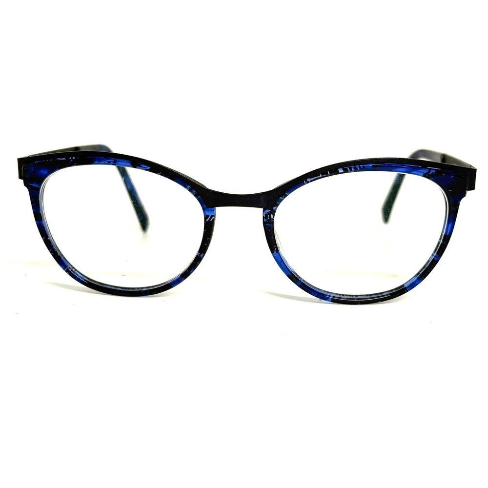 Morel Koali 20008K Blue Black Tortoise Cat Eye Eyeglasses 50-18-135 BB03 France